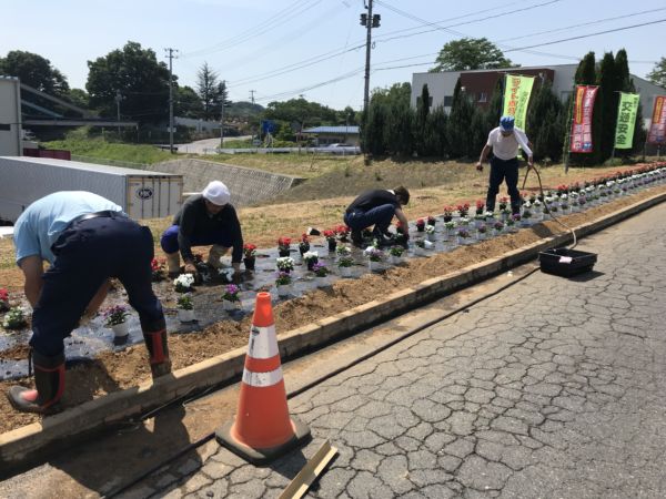 今回は男性スタッフだけで 頑張りました！